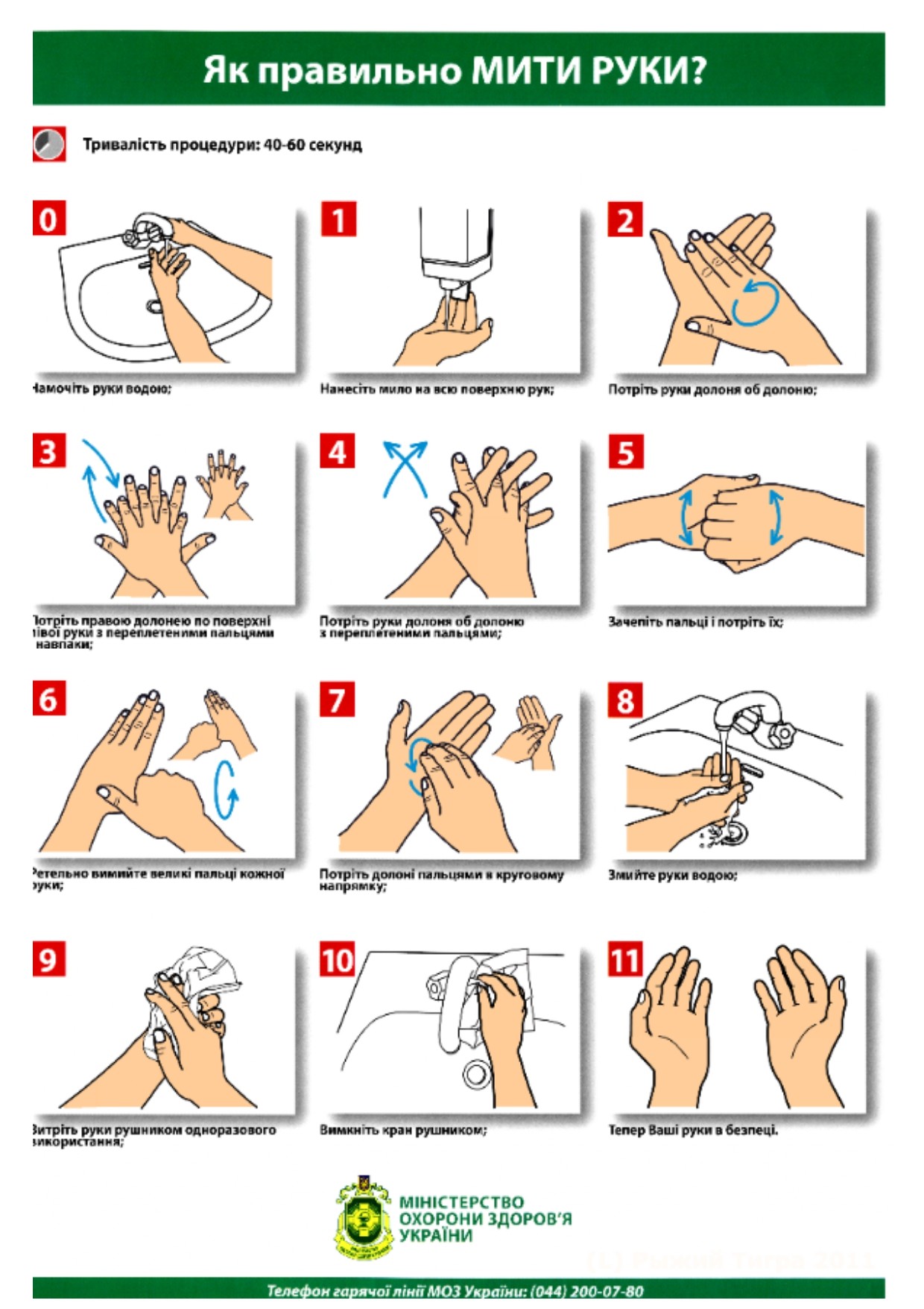 5 травня- Всесвітній день гігієни рук